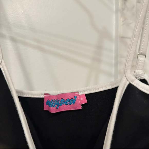 Edikted Black Outlins Dress Size S - Picture 7 of 9